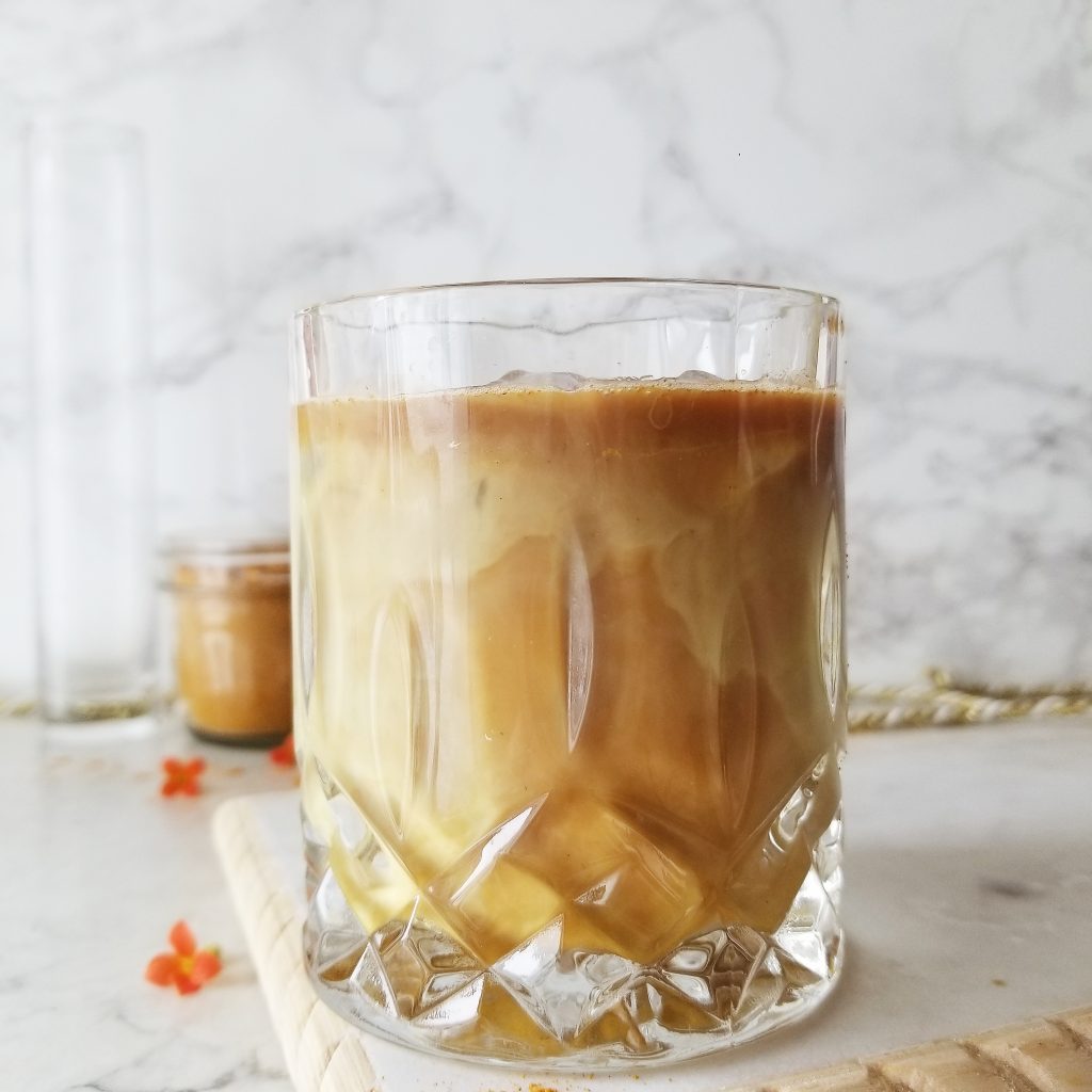 Dirty Iced Golden Milk Latte