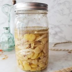 Rosemary Garlic Marinated Fava Beans