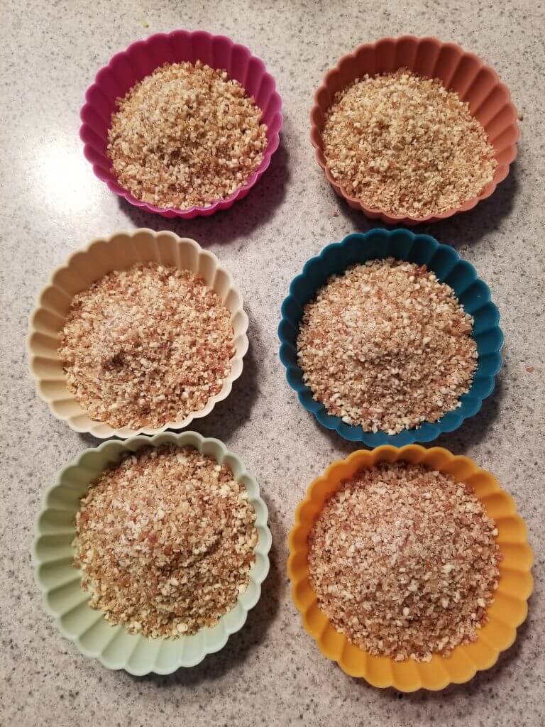 crust in the tart molds