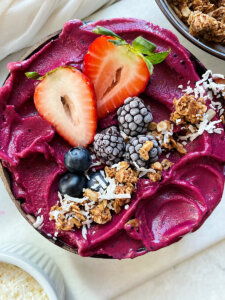 acai smoothie bowl no banana