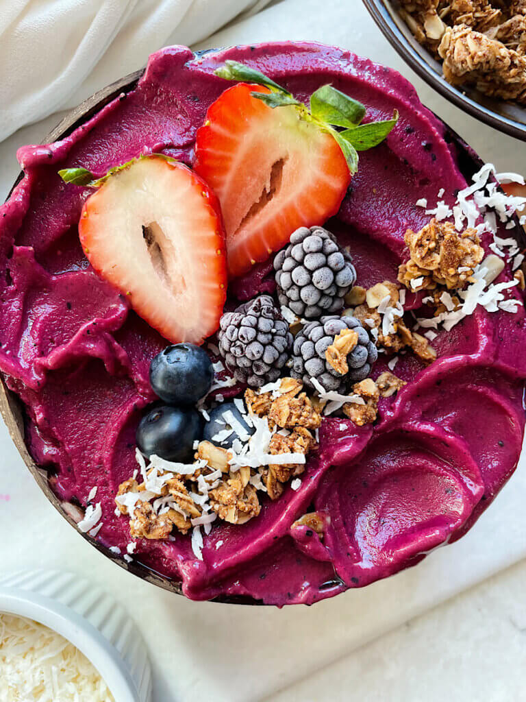 acai smoothie bowl no banana