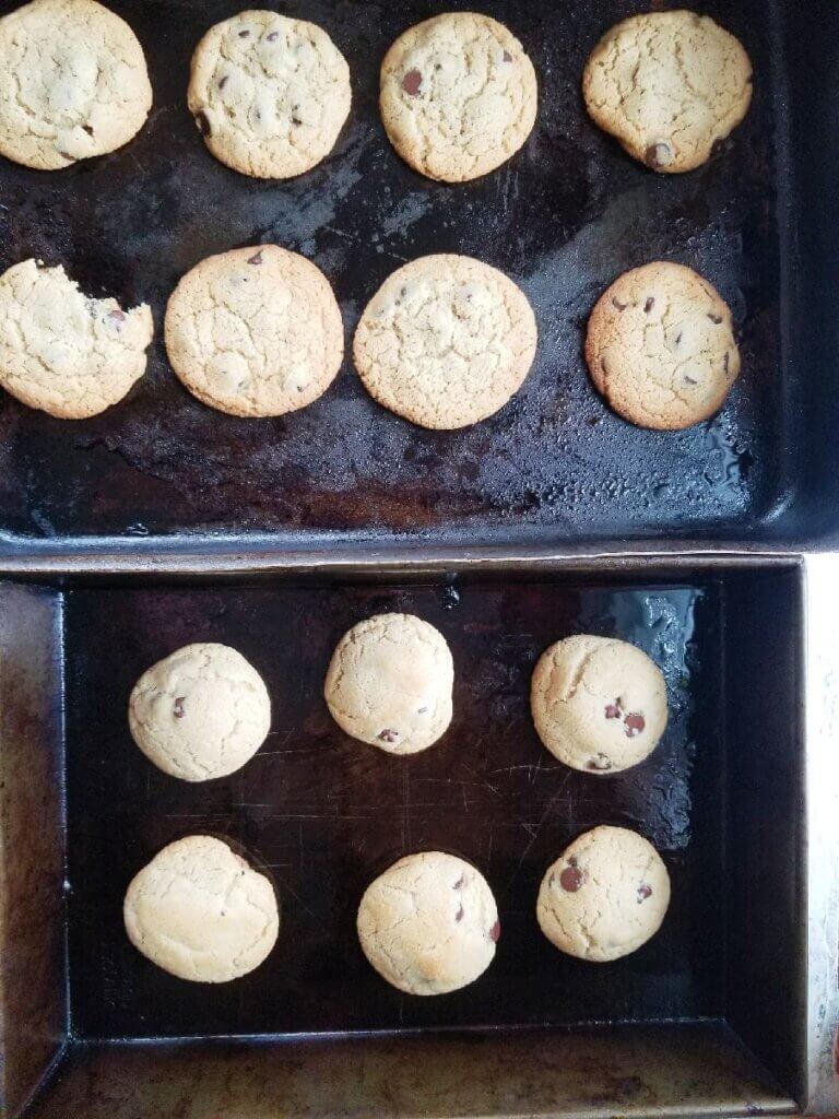 healthy almond flour chocolate chip cookie comparison