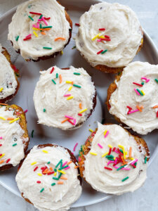 Almond flour funfetti cupcakes