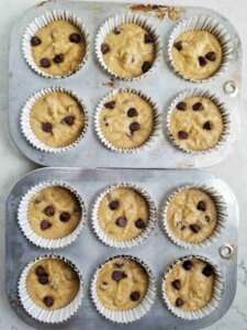 almond flour pumpkin chocolate chip muffins