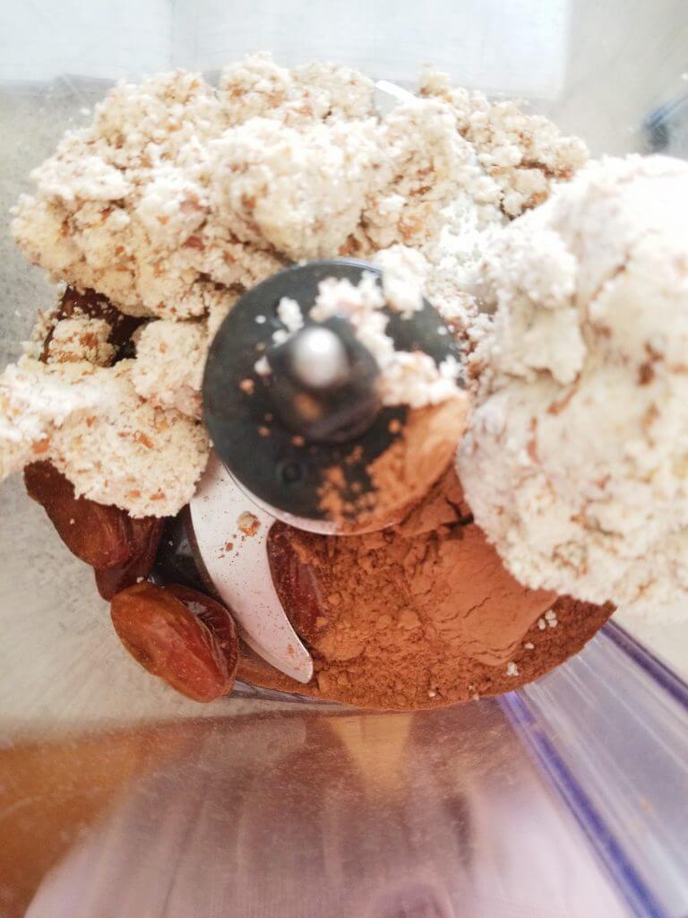 chocolate almond pulp