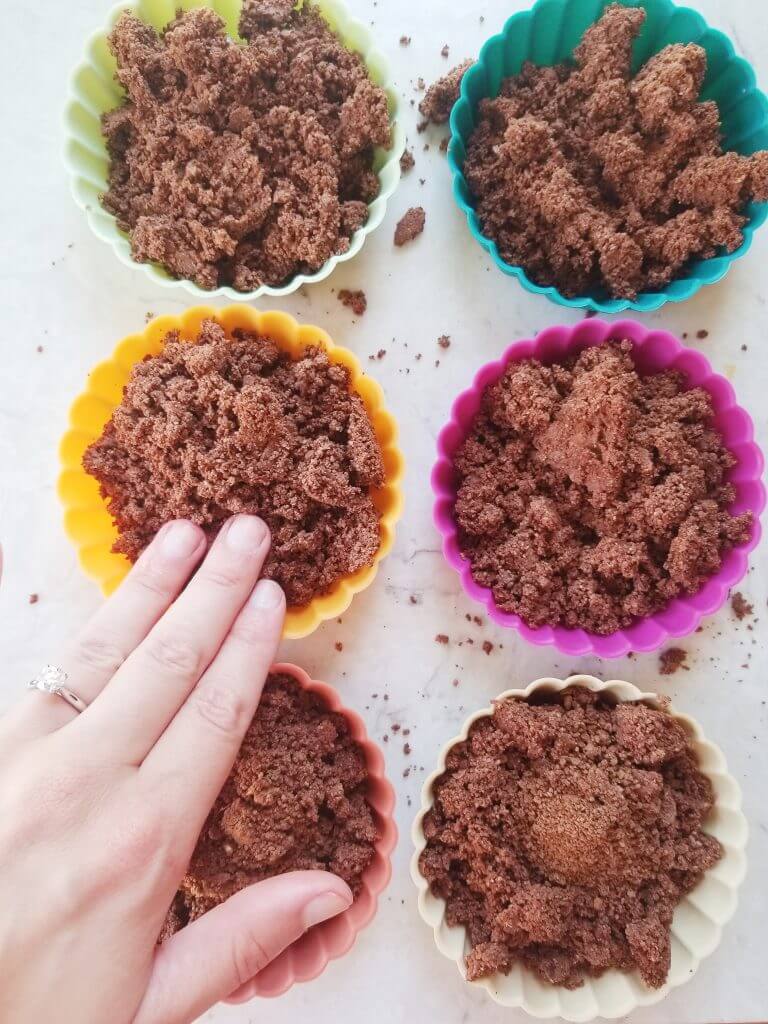 chocolate almond pulp crust