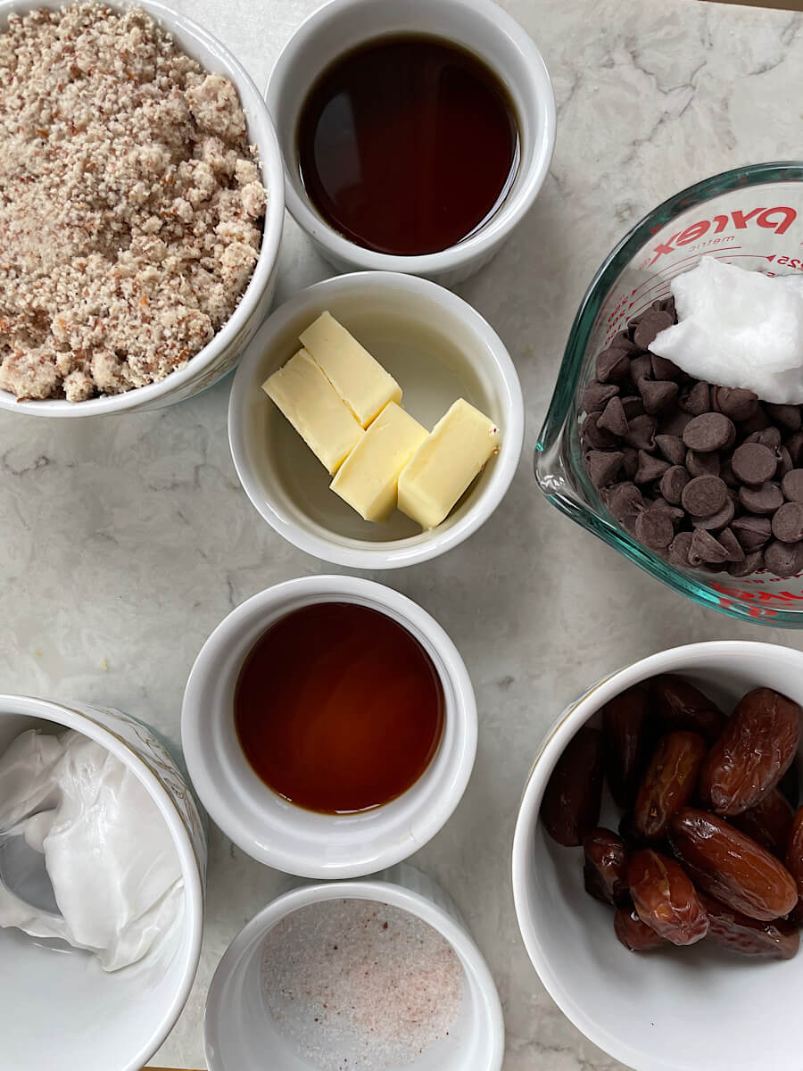 ingredients for almond pulp cookie recipe