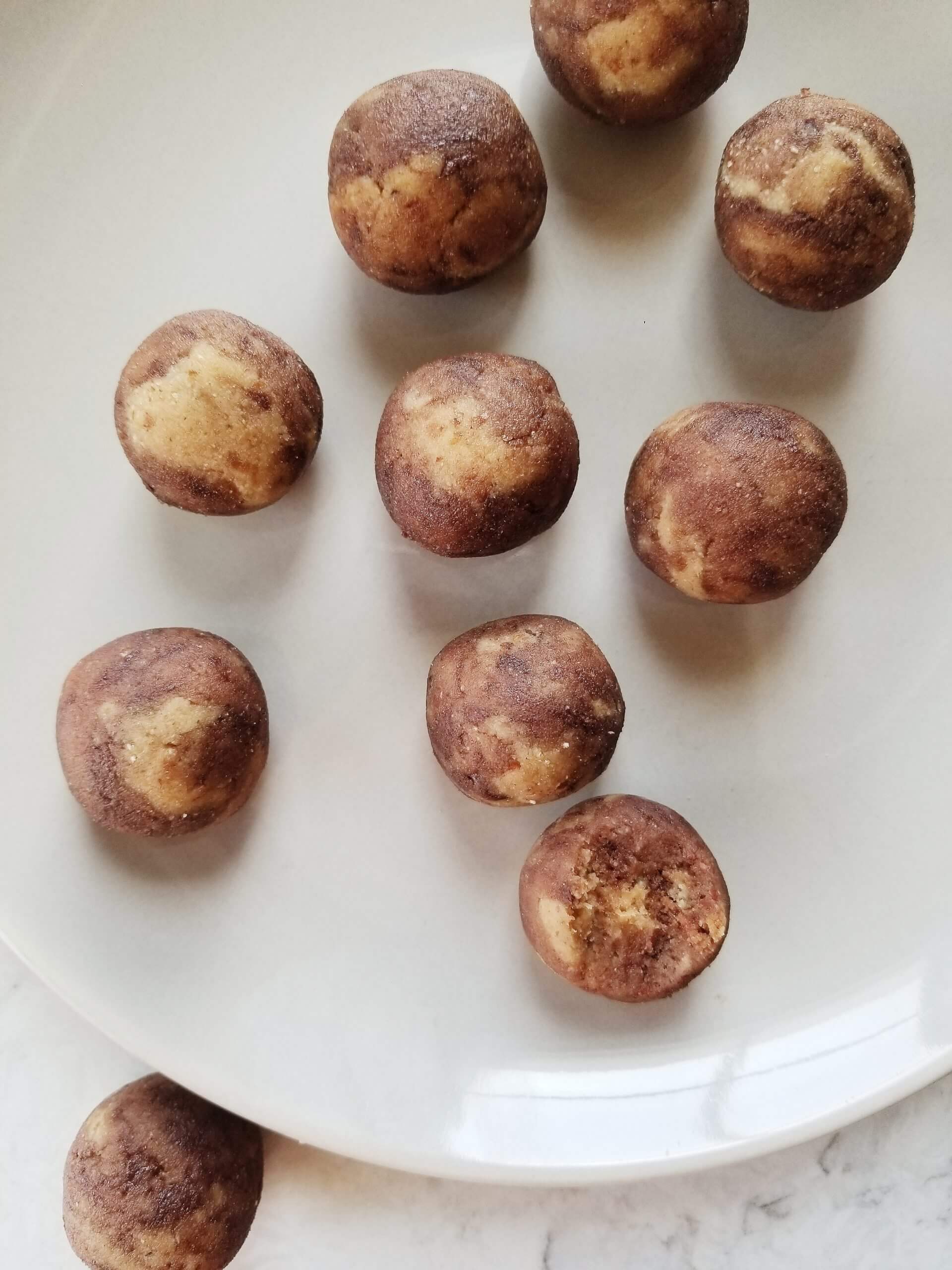 almond pulp balls