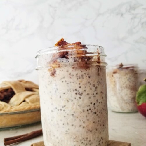 apple pie overnight oats