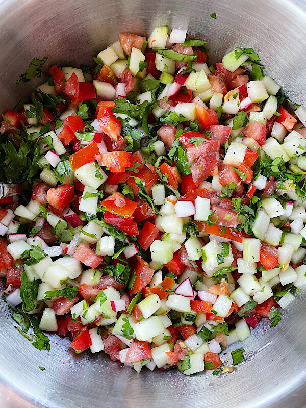 middle eastern chopped salad