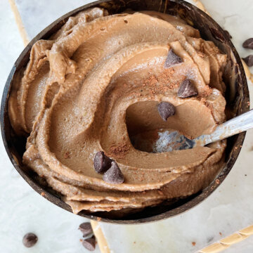 avocado chocolate banana smoothie bowl recipe healthy