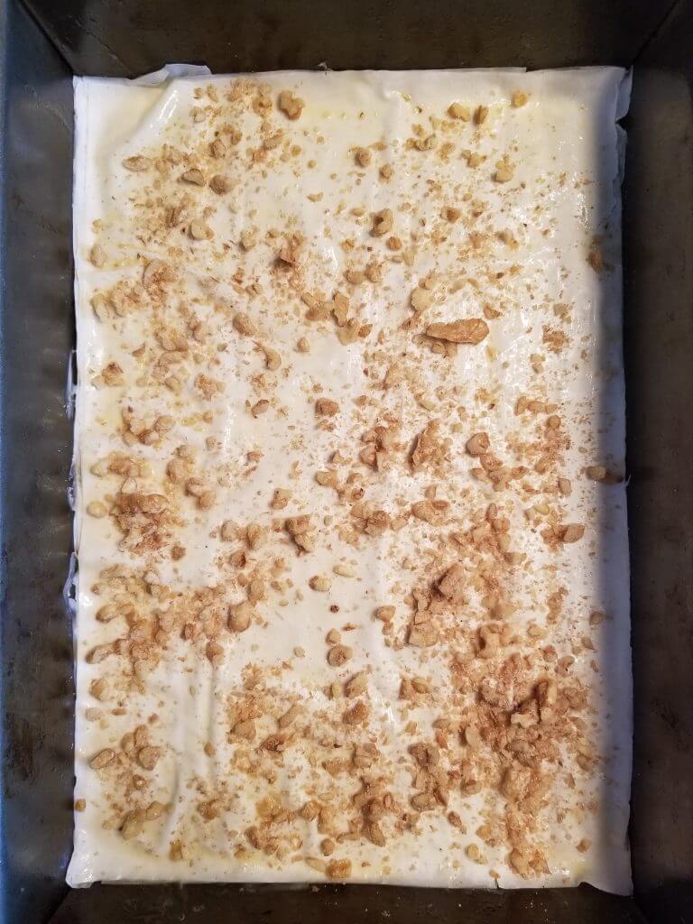 making the best baklava recipe with walnuts