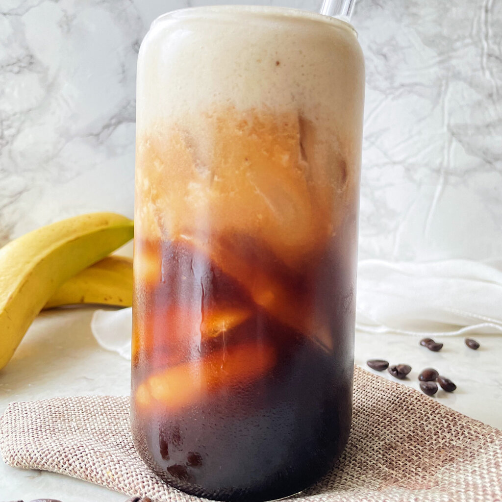 banana coffee latte recipe