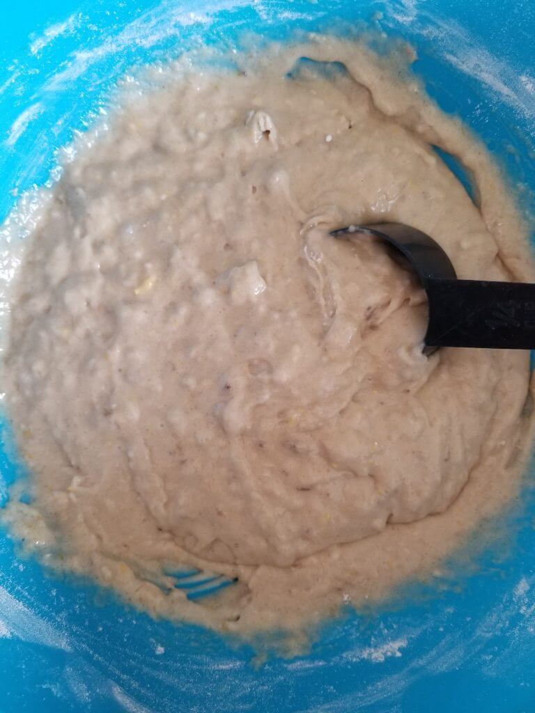 banana muffin batter