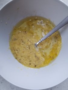 wet ingredients for muffins