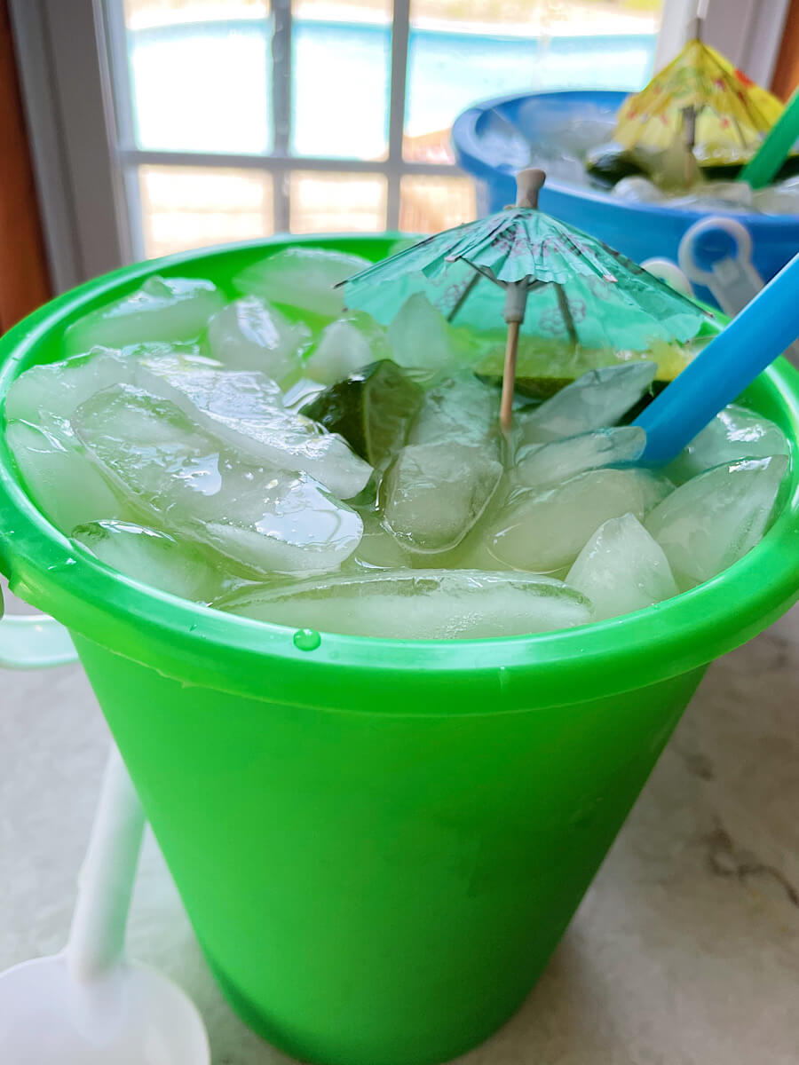 beach bucket cocktail