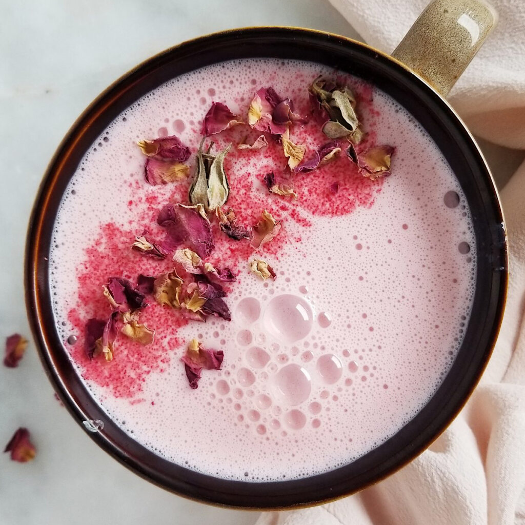 Beet root latte recipe