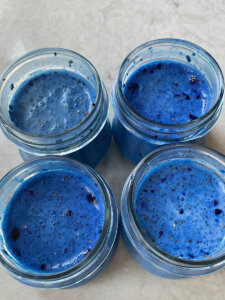 Blue spirulina chia pudding recipe