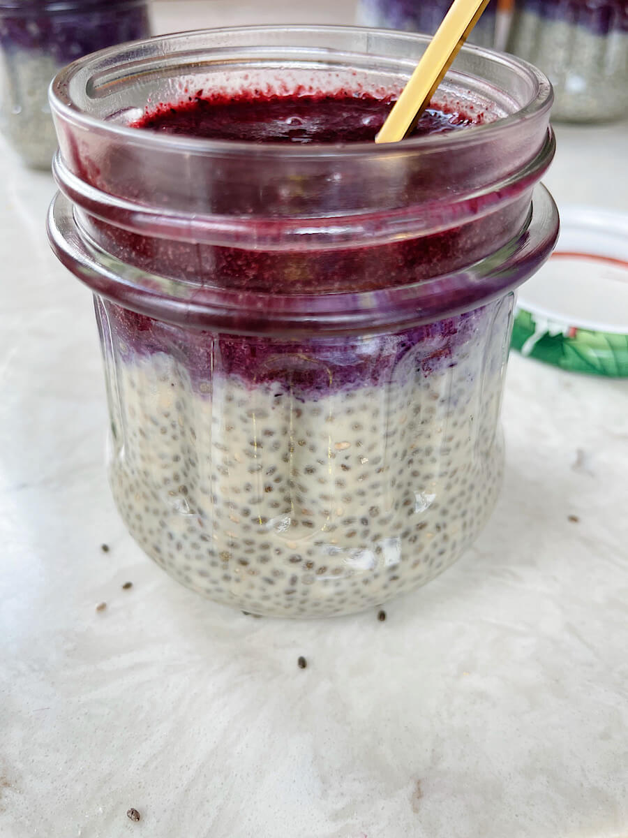 BLUEBERRY CHIA PUDDING