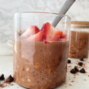 Vegan brownie batter oats