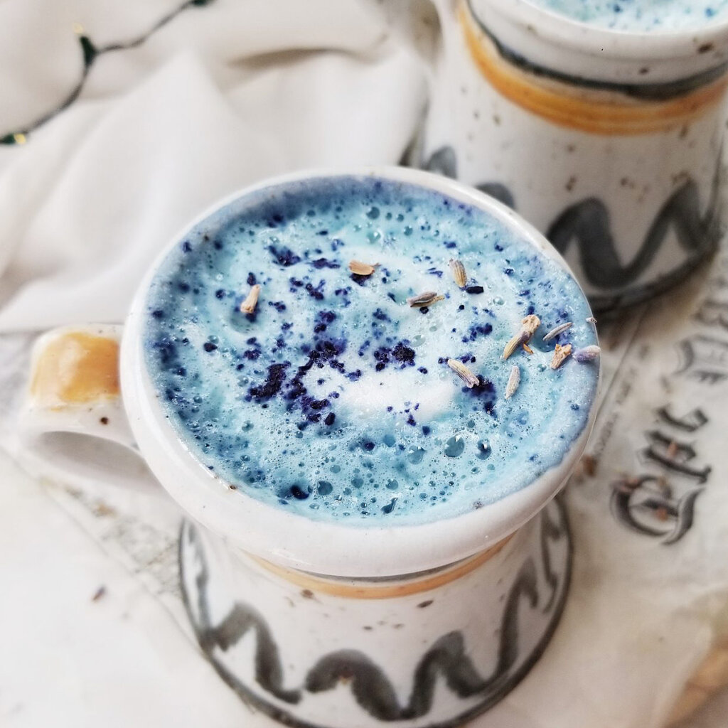Butterfly pea latte recipe
