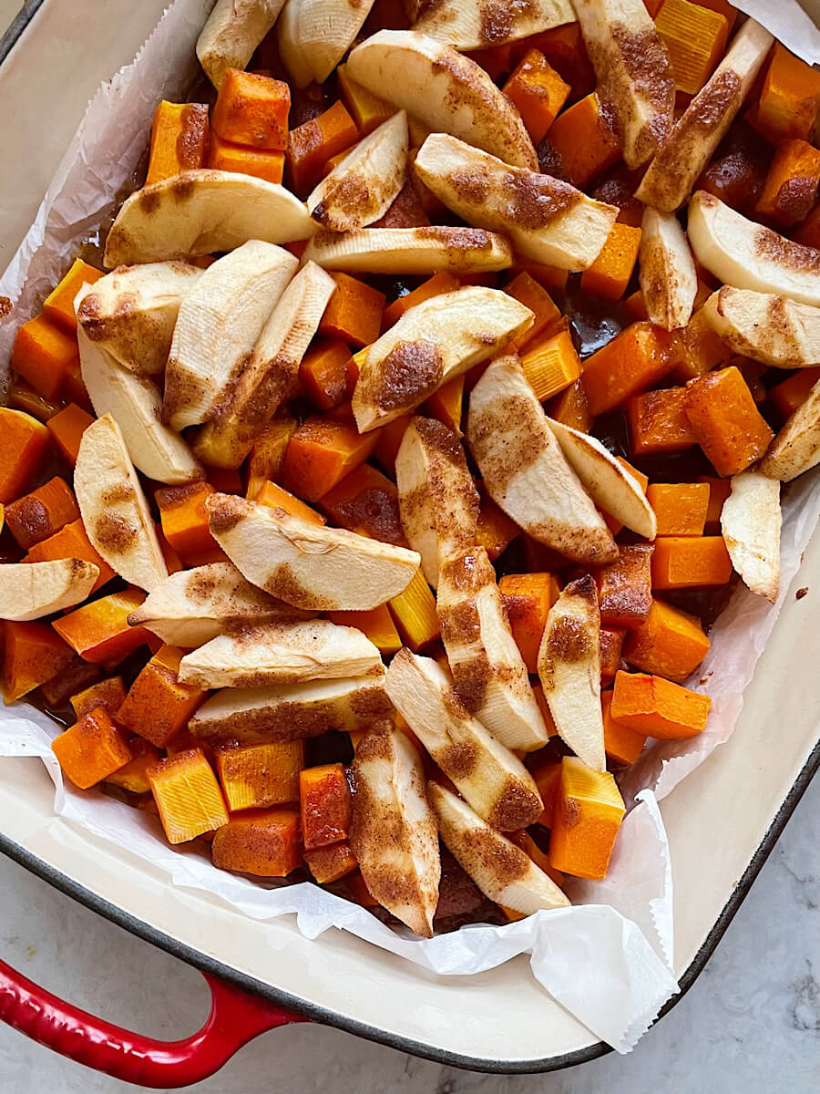 easy squash apple bake recipe