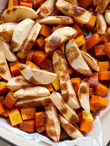 Butternut squash apple bake recipe cover photo