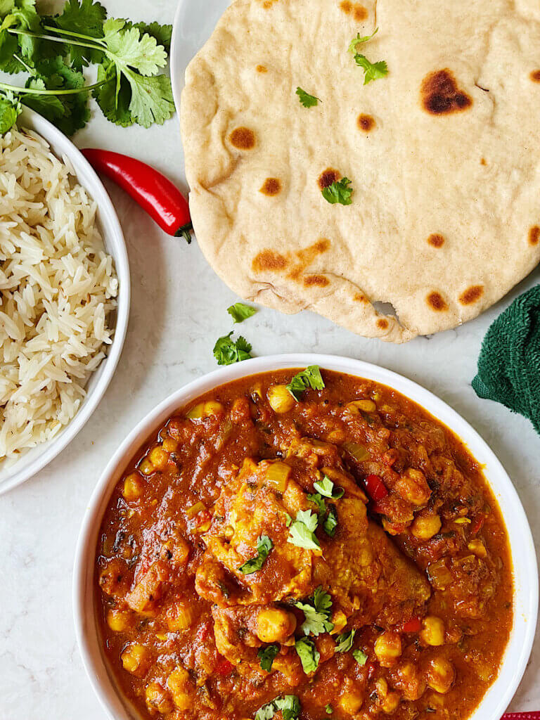 chicken chickpea chana masala recipe
