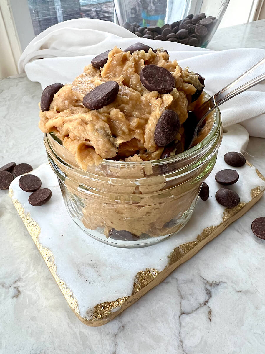 healthy chickpea cookie dough recipe