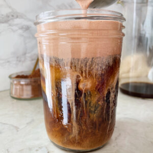 Chocolate cold foam cold brew recipe cover photo