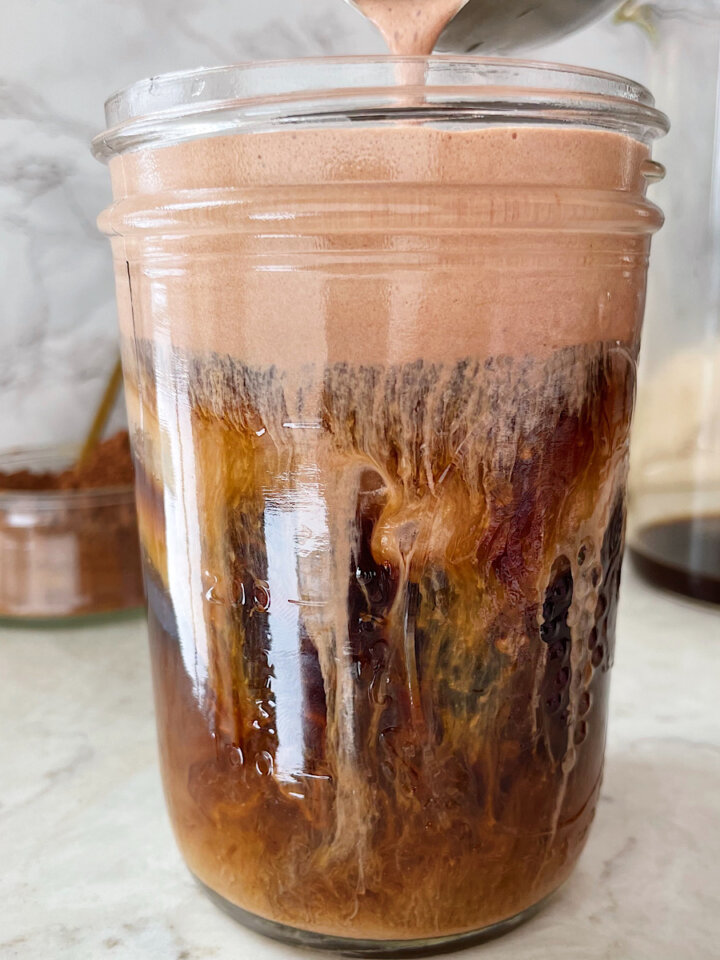 Chocolate cold foam cold brew recipe cover photo