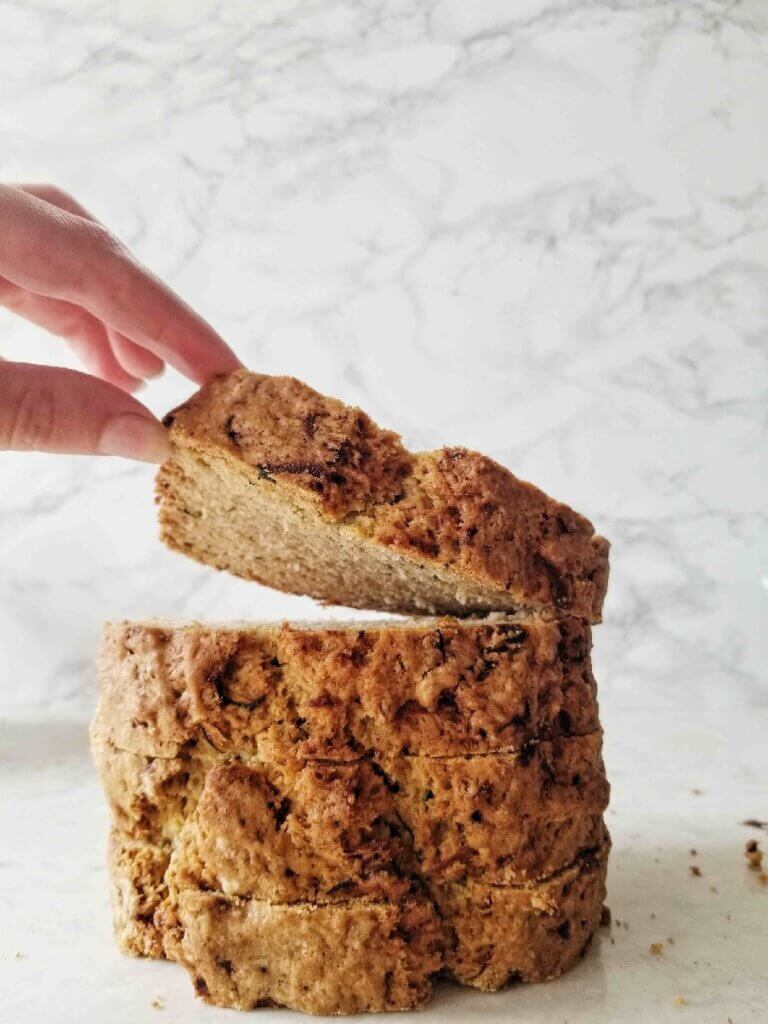 classic zucchini bread with coconut oil