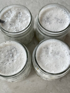 Coconut chia seed pudding recipe