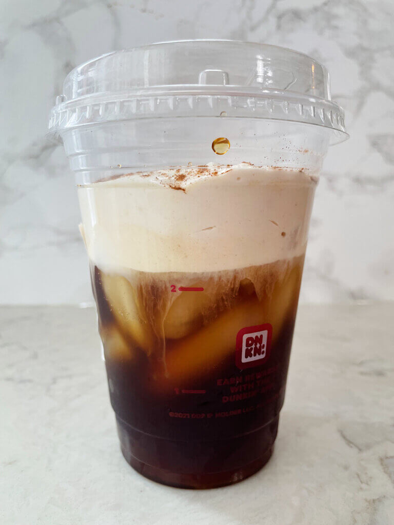 dunkin brown sugar cookie cold foam cold brew recipe