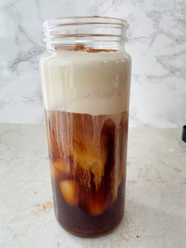 vegan brown sugar cookie cold foam cold brew