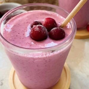 Cranberry smoothie recipe