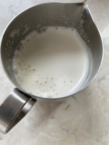 steamed milk