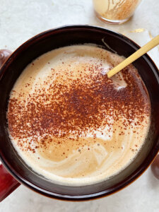 dark chocolate latte