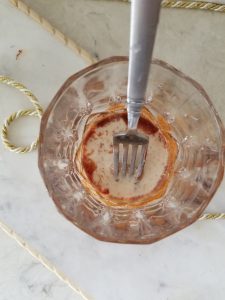dirty iced golden milk latte