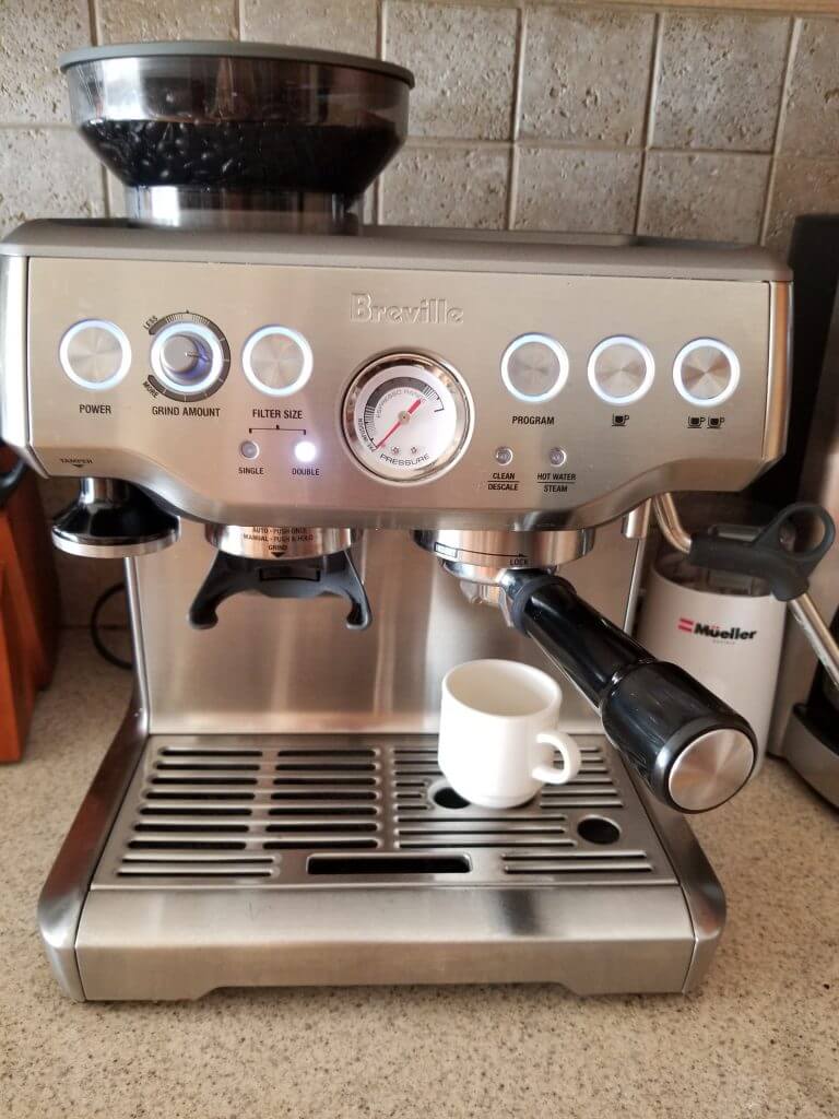 using an espresso macihne to make espresso