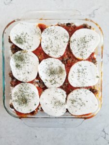 eggplant lasagna with ground chicken