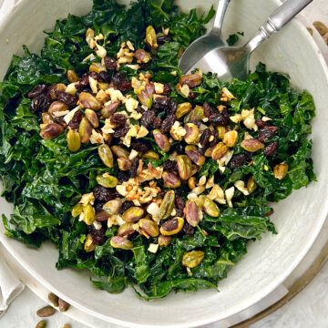 Gut healthy kale salad recipe