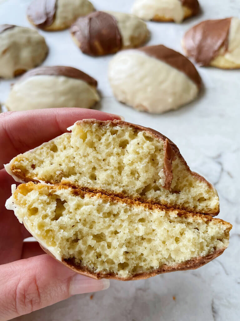 light and fluffy half moon cookie recipe