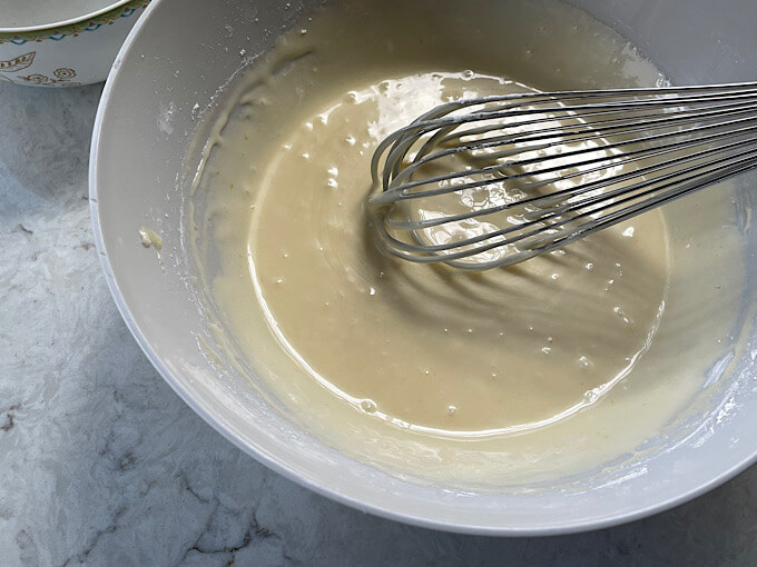 egg yolk half moon cookie frosting
