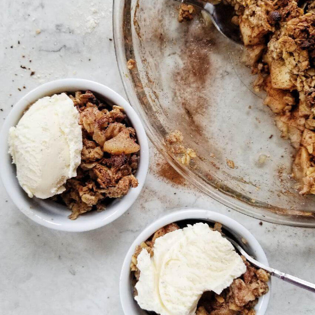 Healthy apple crisp recipe