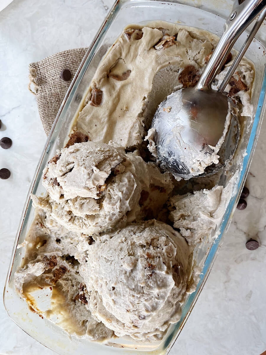 Healthy cookie dough ice cream recipe