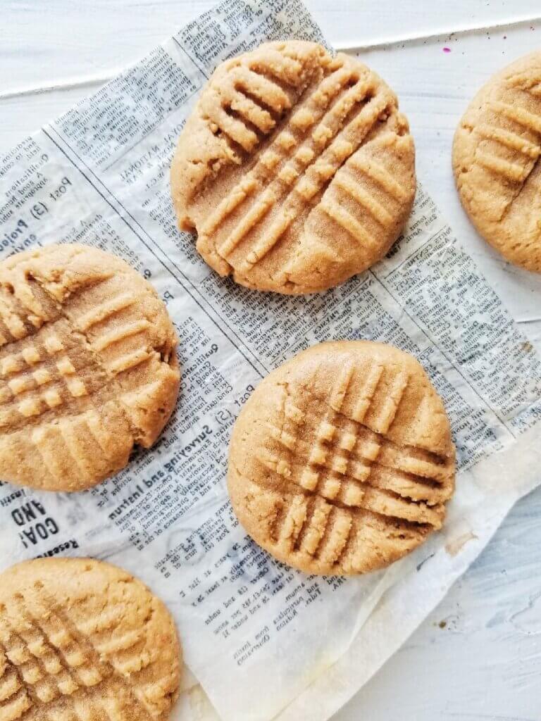 healthy peanut butter cookies recipe