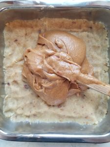 date caramel in homemade twix