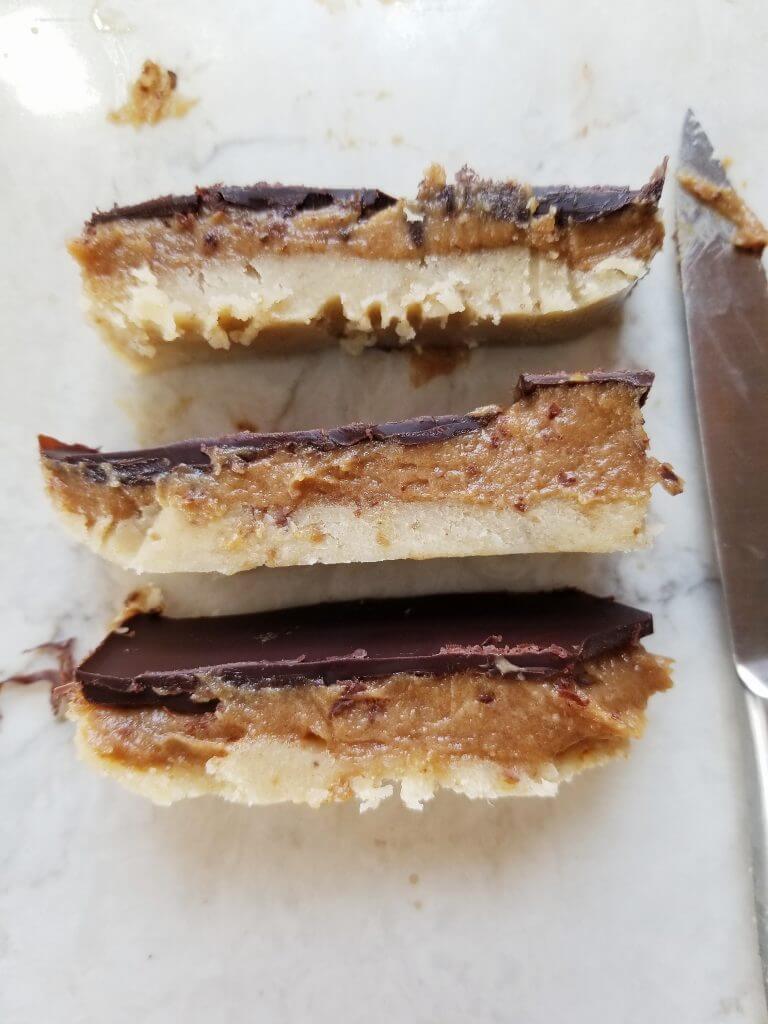 healthy Twix bars recipe easy