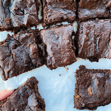 Healthy pumpkin brownies 5
